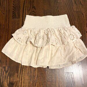 American Eagle Eyelet Mini Skirt